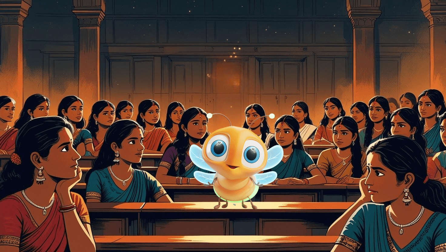 limi the firefly in a lecture hall